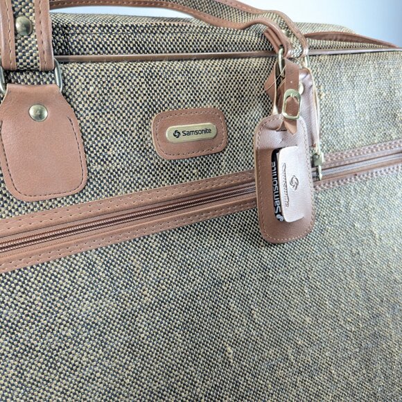 Samsonite Tweed Special Collection soft sided luggage suitcase, overnight bag - Picture 4 of 16
